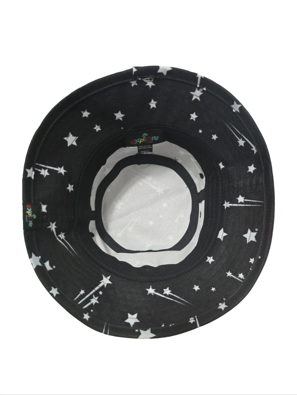 LId's Explore Black Star-Print Kids Bucket Hat